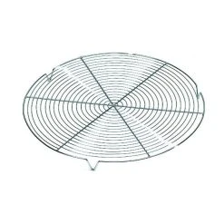 MATFER Grille Ronde Avec Pieds Chromée Ø 28 Cm