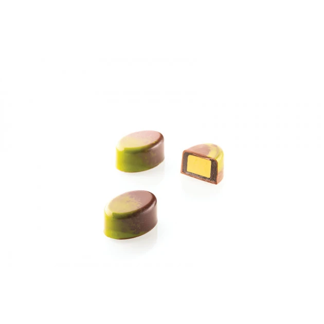 Kit Moule Chocolat Ovale Avec Insert (x24) Chocado Silikomart – Image 2