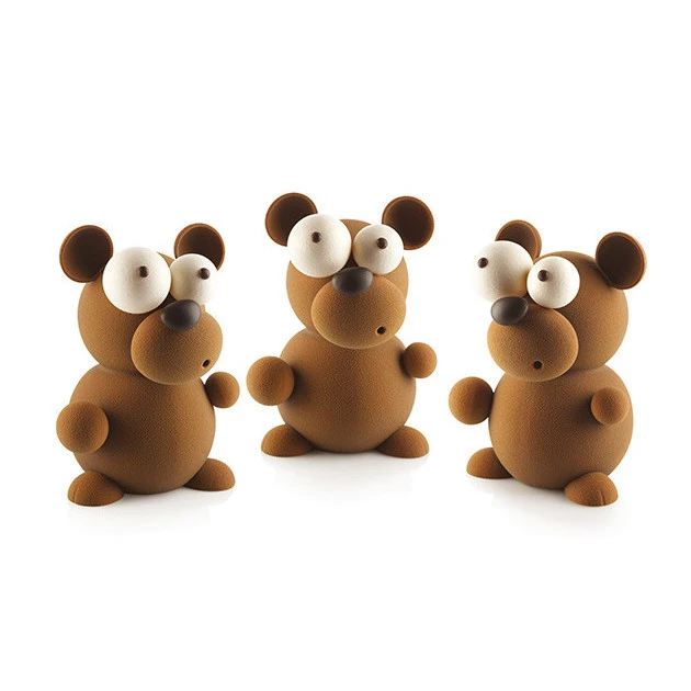 Kit Moules Chocolat Ours En PVC 14 X 16 X 21 Cm (x5) Silikomart â Image 7