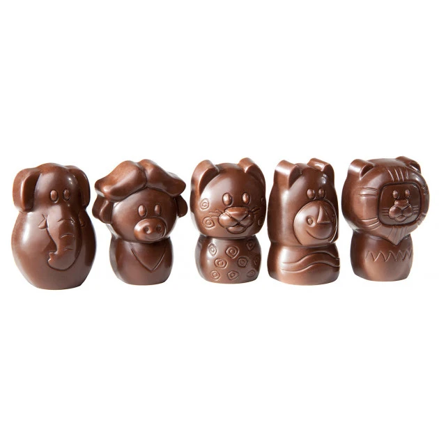 Moule Chocolat Animaux Savane 38,5 Mm (x15) Chocolate World