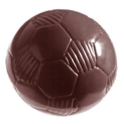 Moule Chocolat Ballon De Foot Ø 2,6 Cm X H 1,3 Cm (x32) Chocolate World