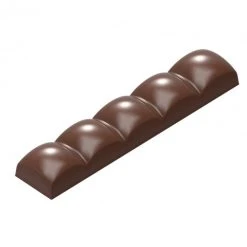 Moule Chocolat Barre Carrés Bombés 117 Mm (x8) Chocolate World