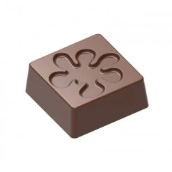 Moule Chocolat Bonbon Carré Fleur (x24) Chocolat Form