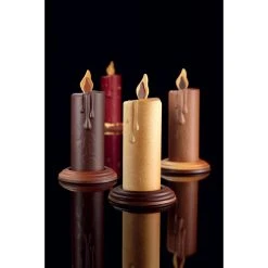 Moule Chocolat Bougie Ø 11 X H 20 Cm (x2) Pavoni