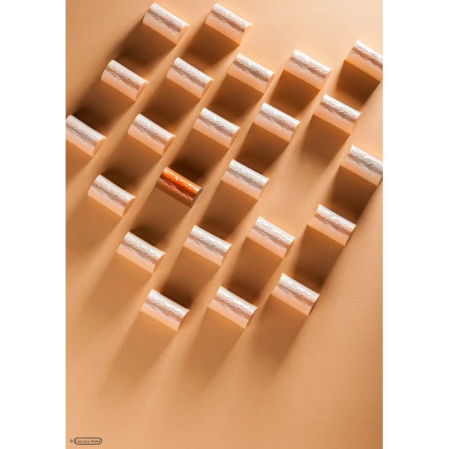 Moule Chocolat Bûche à Facettes 3,6 X 2 Cm (x24) Chocolate World – Image 2