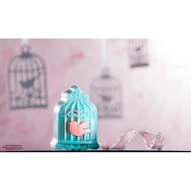 Moule Chocolat Cage à Oiseau 34,5 Mm (x21) Chocolate World – Image 2