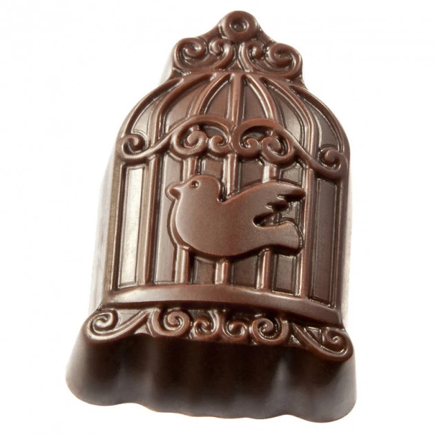 Moule Chocolat Cage à Oiseau 34,5 Mm (x21) Chocolate World