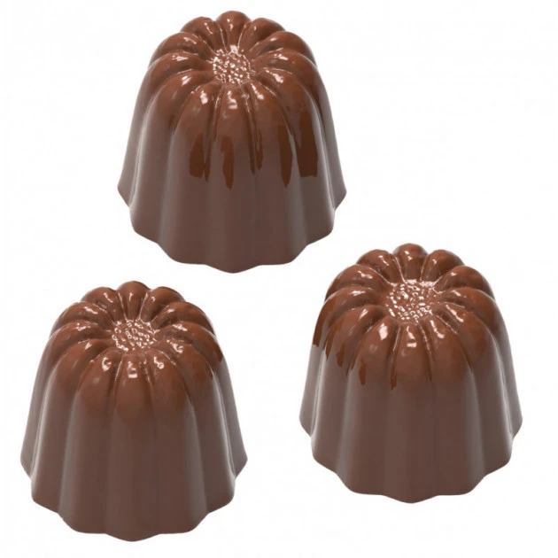 Moule Chocolat Cannelés 21,5 Mm (x21) Chocolate World
