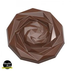 Moule Chocolat Caraque Rose 4,5 Cm (x10) Chocolat Form