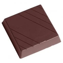 Moule Chocolat Carré Ligné 4,1 Cm (x15) Chocolate World