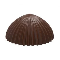 Moule Chocolat Demi Sphère Plissée 30,5 Mm (x21) Chocolate World