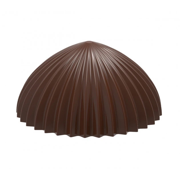 Moule Chocolat Demi Sphère Plissée 30,5 Mm (x21) Chocolate World