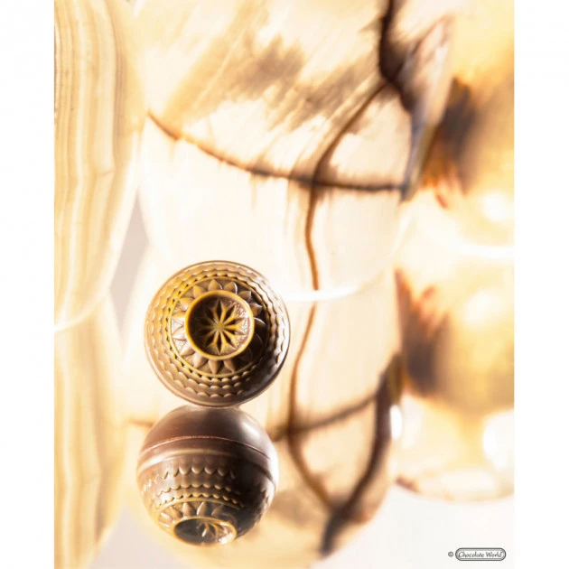 Moule Chocolat Demi-Sphère Rosace Ø 3cm (x24) Chocolate World – Image 2