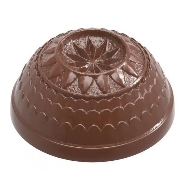 Moule Chocolat Demi-Sphère Rosace Ø 3cm (x24) Chocolate World