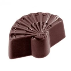 Moule Chocolat Éventail 40 X 25 Mm (x24) Chocolate World