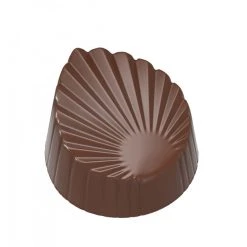 Moule Chocolat Feuille Plissée 33,5mm (x21) Chocolate World