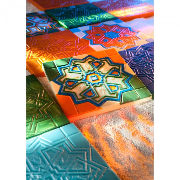 Moule Chocolat Mosaïque Orientale 99,5 Mm (x2) Chocolate World – Image 2