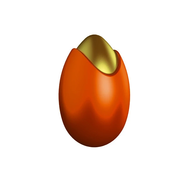 POP CHOCOLAT Moule Chocolat Oeuf Bicolore 6.9 Cm (x4) 4 POP CHOCOLAT Moule Chocolat Oeuf Bicolore 6.9 Cm (x4) – Image 2