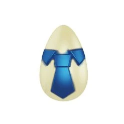 POP CHOCOLAT Moule Chocolat Oeuf Cravate 9.2 Cm (x2)