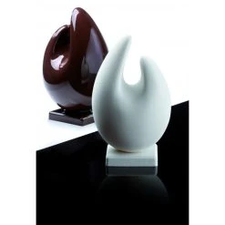 Moule Chocolat Oeuf Organic Ø 13,5 X H 21,5 Cm (x2) Pavoni
