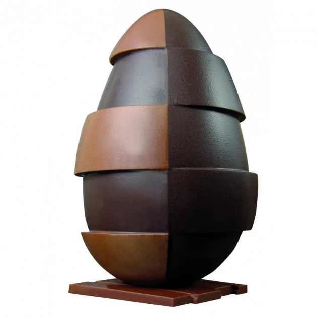 Moule Chocolat Oeuf Split Ø 14 X H 20 Cm (x2) Pavoni 3 Moule Chocolat Oeuf Split Ø 14 X H 20 Cm (x2) Pavoni