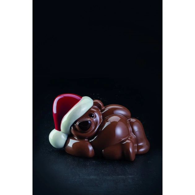 Moule Chocolat Ourson Teddy 18,5 X 11 Cm X H 10,6 Cm (x2) Pavoni