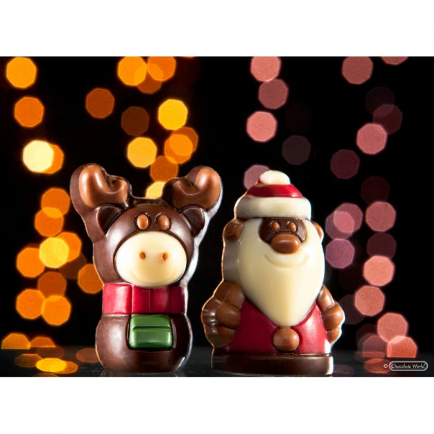 Moule Chocolat Père Noël 3,8 Cm (x21) Chocolate World 4 Moule Chocolat Père Noël 3,8 Cm (x21) Chocolate World – Image 2