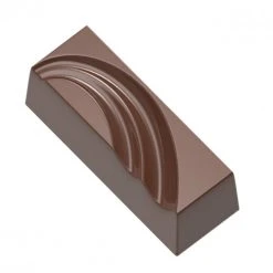 Moule Chocolat Rectangle Avec Trait (x24) Chocolat Form