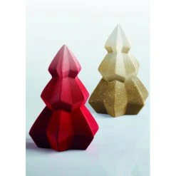 Moule Chocolat Sapin De Noël Crystal Ø 14,5 X H 20 Cm (x2) Pavoni