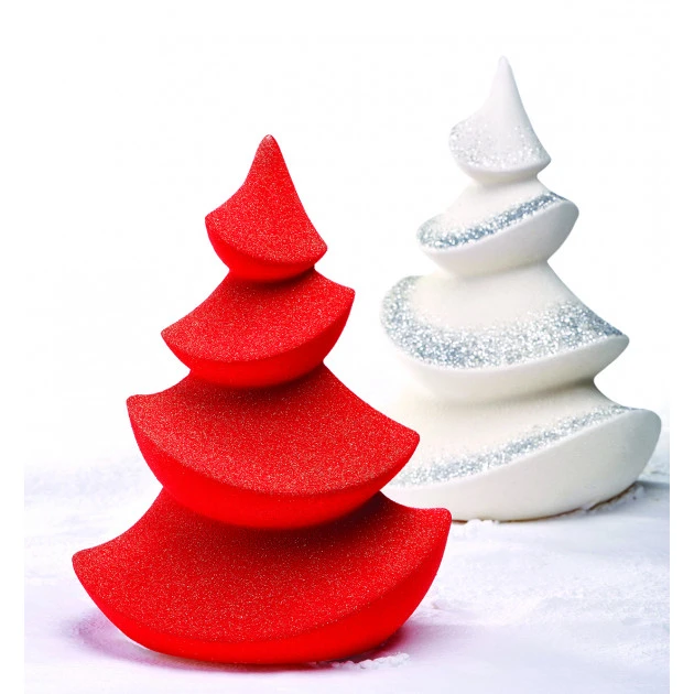 Moule Chocolat Sapin De Noël Wave Ø 16 X H 20 Cm (x2) Pavoni 3 Moule Chocolat Sapin De Noël Wave Ø 16 X H 20 Cm (x2) Pavoni