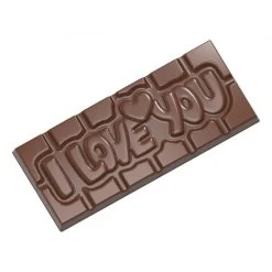 Moule Chocolat Tablette I Love You (x4) Chocolate World