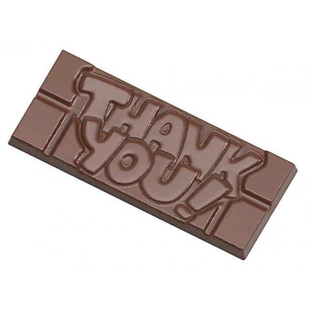 Moule Chocolat Tablette Thank You (x4) Chocolate World â Image 2