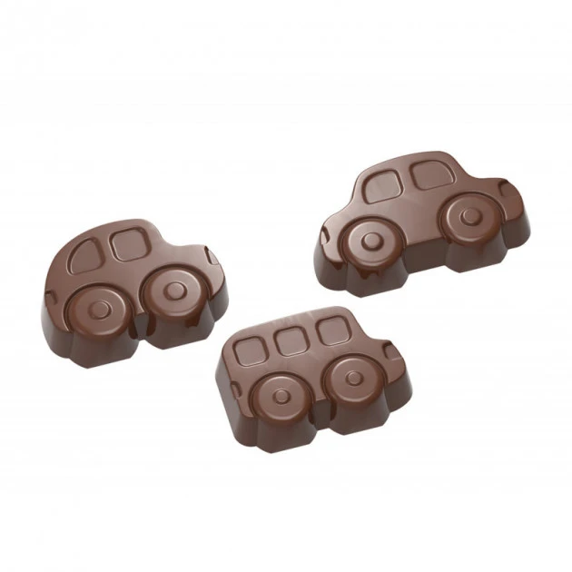 Moule Chocolat Voitures 37,5 Mm (x24) Chocolate World