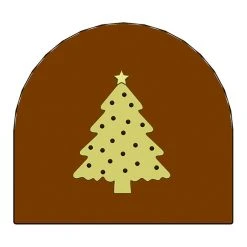 MALLARD FERRIERE Moule Embout De Bûche Sapin De Noël 78 X 85 Mm Mallard Ferrière