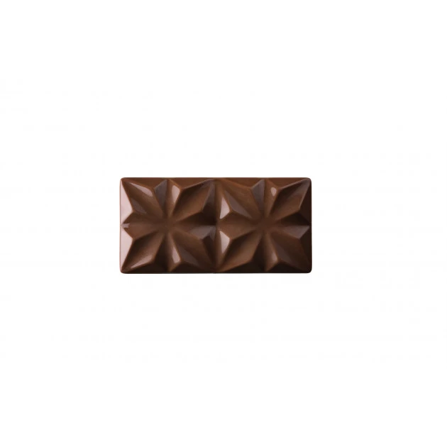 Moule Tablette Chocolat Edelweiss 15,5 X 7,7 Cm X H 1 Cm (x3) Pavoni – Image 2