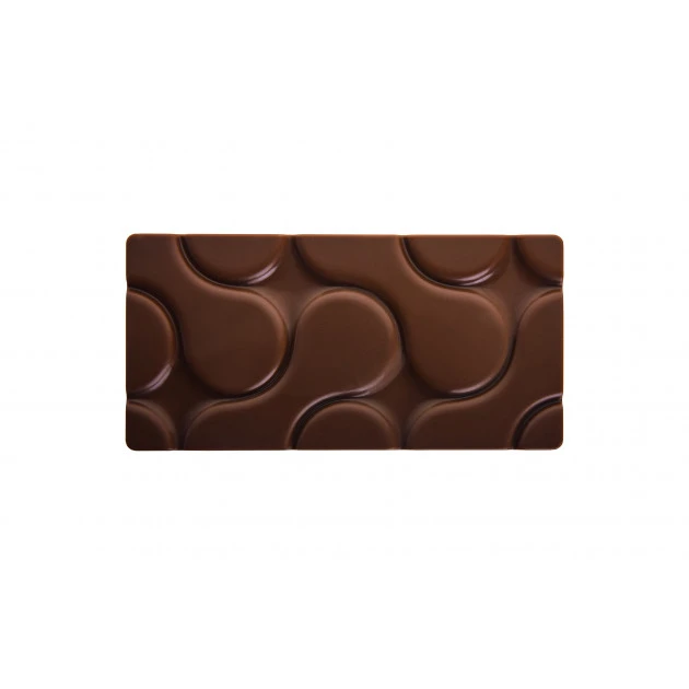 Moule Tablette Chocolat Flow 15,4 X 7,7 X H 0,8 Cm (x3) Pavoni 3 Moule Tablette Chocolat Flow 15,4 X 7,7 X H 0,8 Cm (x3) Pavoni