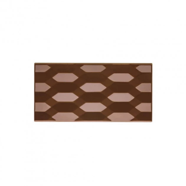 Moule Tablette Chocolat Hexa Vallée 15,4 X 7,7 X H 1 Cm (x3) Pavoni