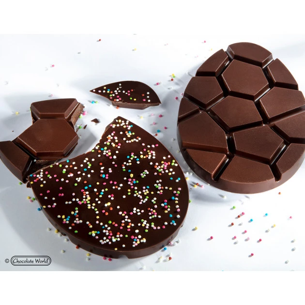 Moule Tablette Chocolat Œuf De Pâques 14 X 9,2 Cm (x2) Chocolate World – Image 3